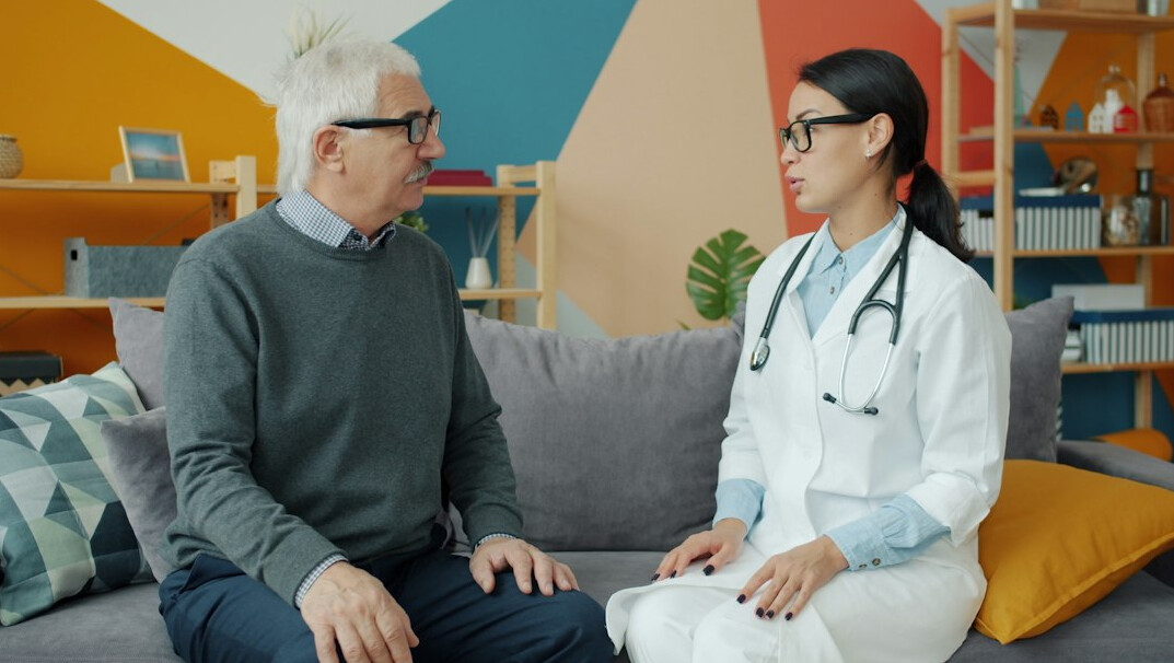 doctor with patient