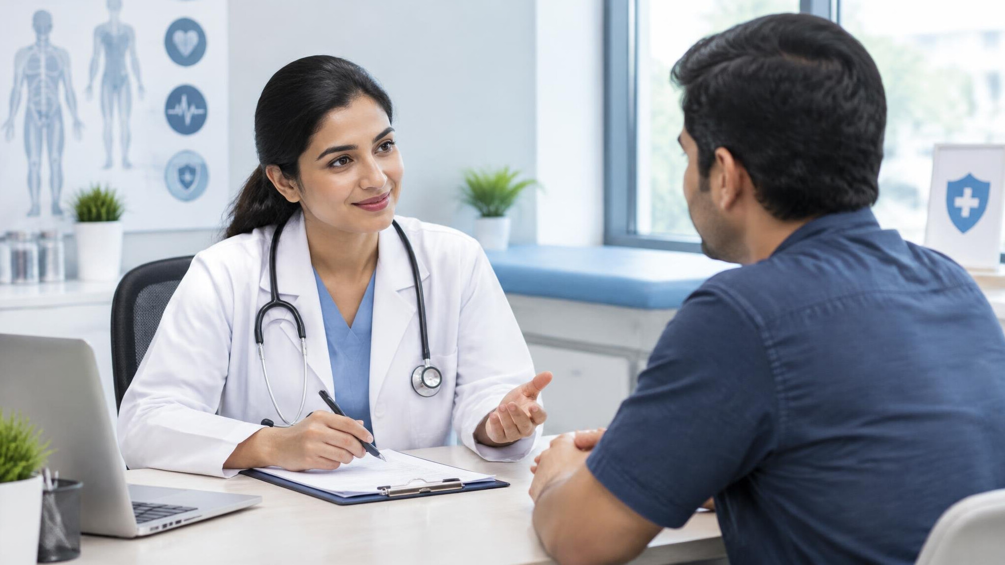 doctor patient consultation