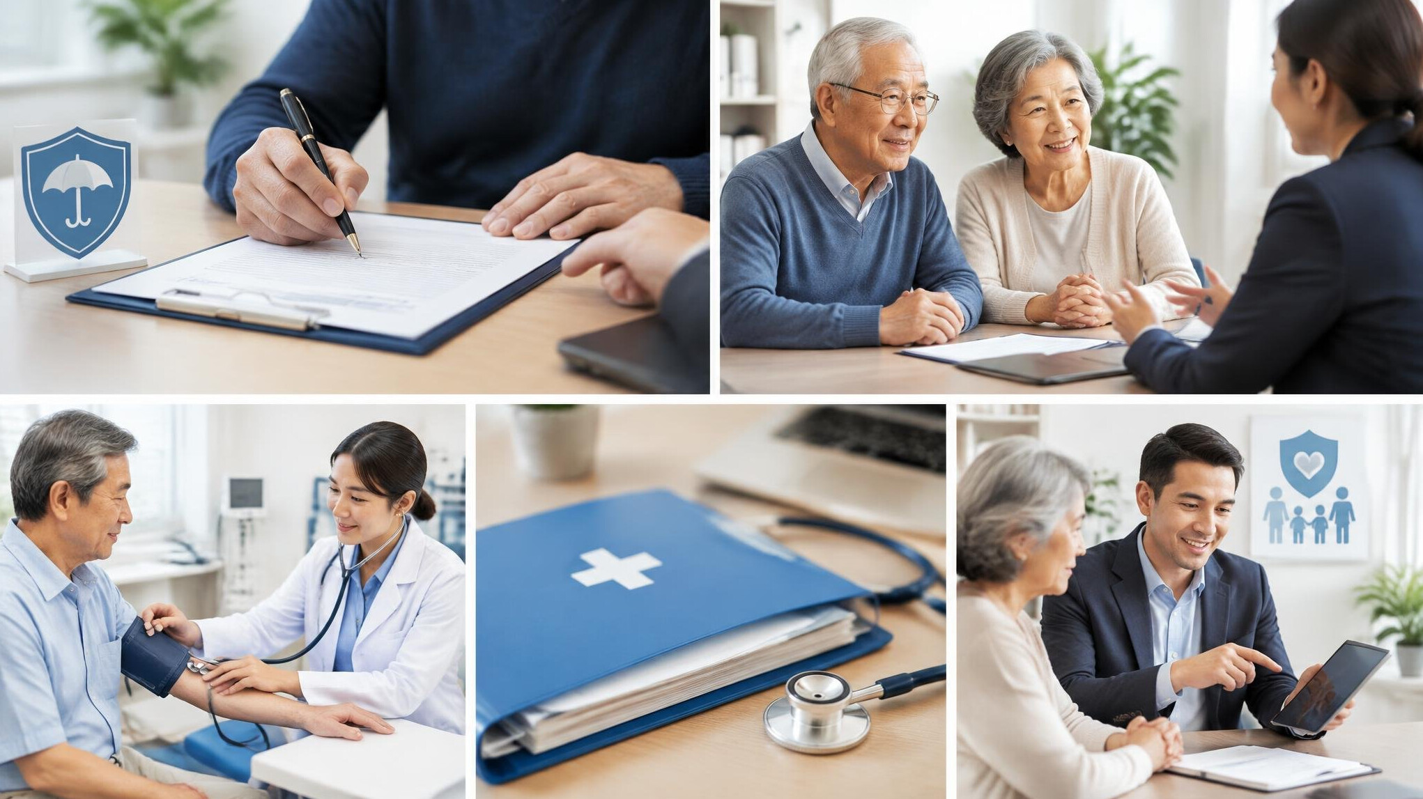 person signing insurance contract